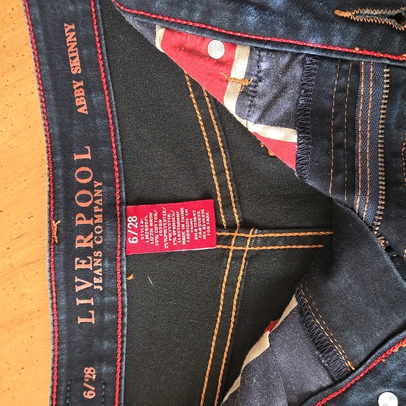 Liverpool Jeans Company Abby Skinny denim Jeans 6 NWOT - Picture 2 of 9